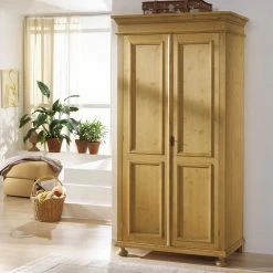 Garderobenschrank Melessa Aus Fichte Massivholz