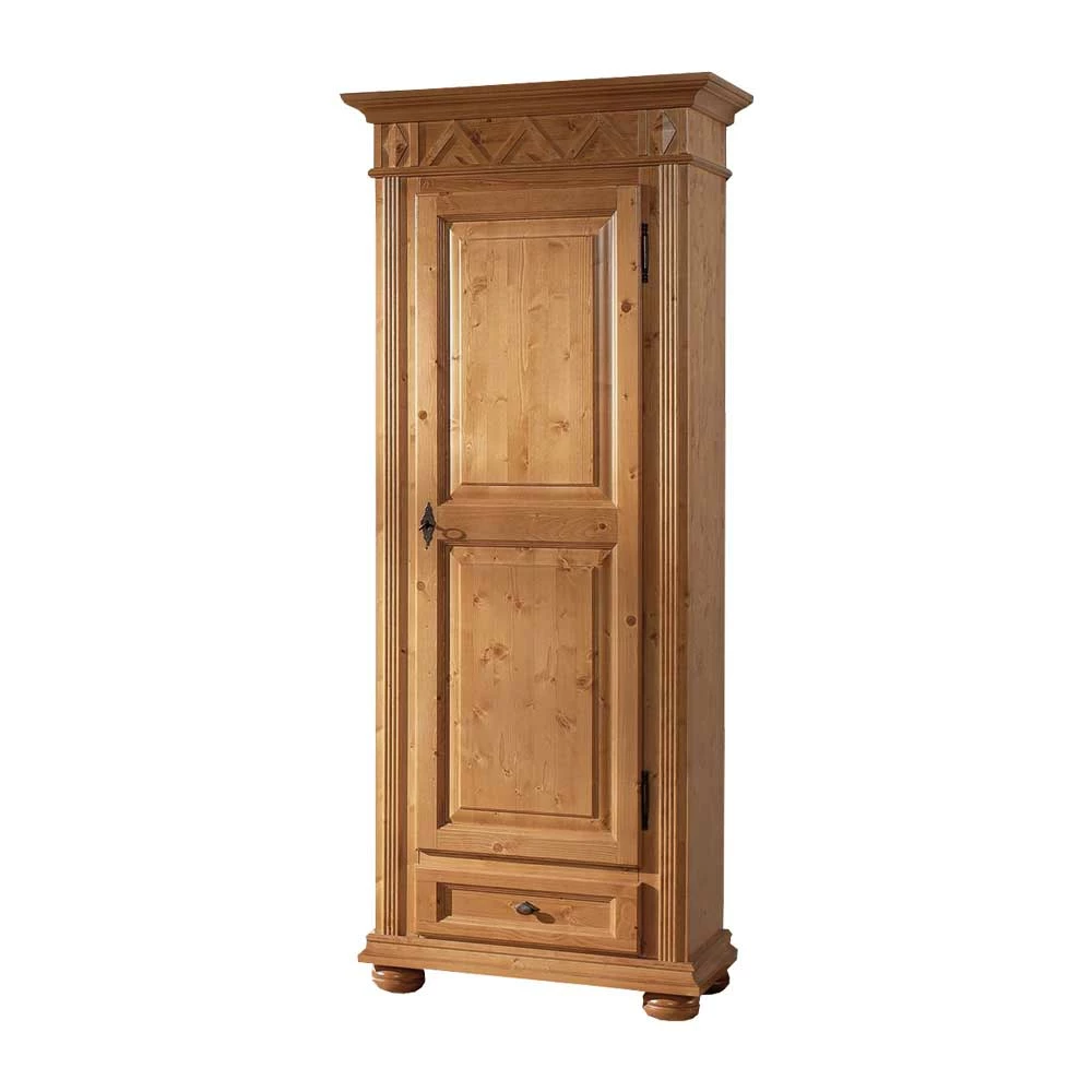 Garderobenschrank Terezza Aus Fichte Massivholz 4 Garderobenschrank Terezza Aus Fichte Massivholz – Bild 2