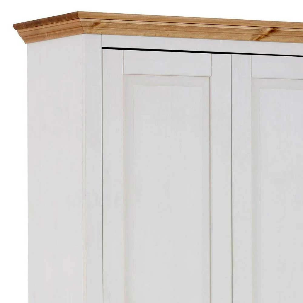 Garderobenschrank Im Landhausstil Zweifarbig - Axdonira 7 Garderobenschrank Im Landhausstil Zweifarbig - Axdonira – Bild 5