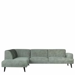 Graue Polsterecke Mit Samt Bezogen - Sojette -wohnen.de-Shop graue polsterecke mit samt bezogen holzfuessen in schwarz sojette 02