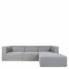 Hellgraues Stoff-Ecksofa Bodentief - Pingdong -wohnen.de-Shop hellgraues stoff ecksofa bodentief mit drei sitzplaetzen pingdong 01