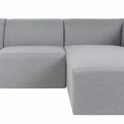 Hellgraues Stoff-Ecksofa Bodentief - Pingdong -wohnen.de-Shop hellgraues stoff ecksofa bodentief mit drei sitzplaetzen pingdong 05