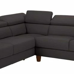 Kunstleder Polsterecke In Dunkelbraun - Termingo -wohnen.de-Shop kunstleder polsterecke in dunkelbraun mit verstellbarer kopfstuetze termingo 04