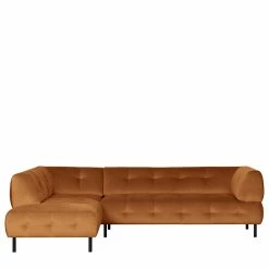 L-Form Couch In Hellbraun Samtbezug - Ulrike -wohnen.de-Shop l form couch in hellbraun samtbezug fuer vier personen ulrike 02