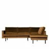 L Sofa Couchecke Mit Samtbezug Honig Gelb - Saguan 1 L Sofa Couchecke Mit Samtbezug Honig Gelb - Saguan -wohnen.de-Shop l sofa couchecke mit samtbezug honig gelb fuer vier personen saguan 01