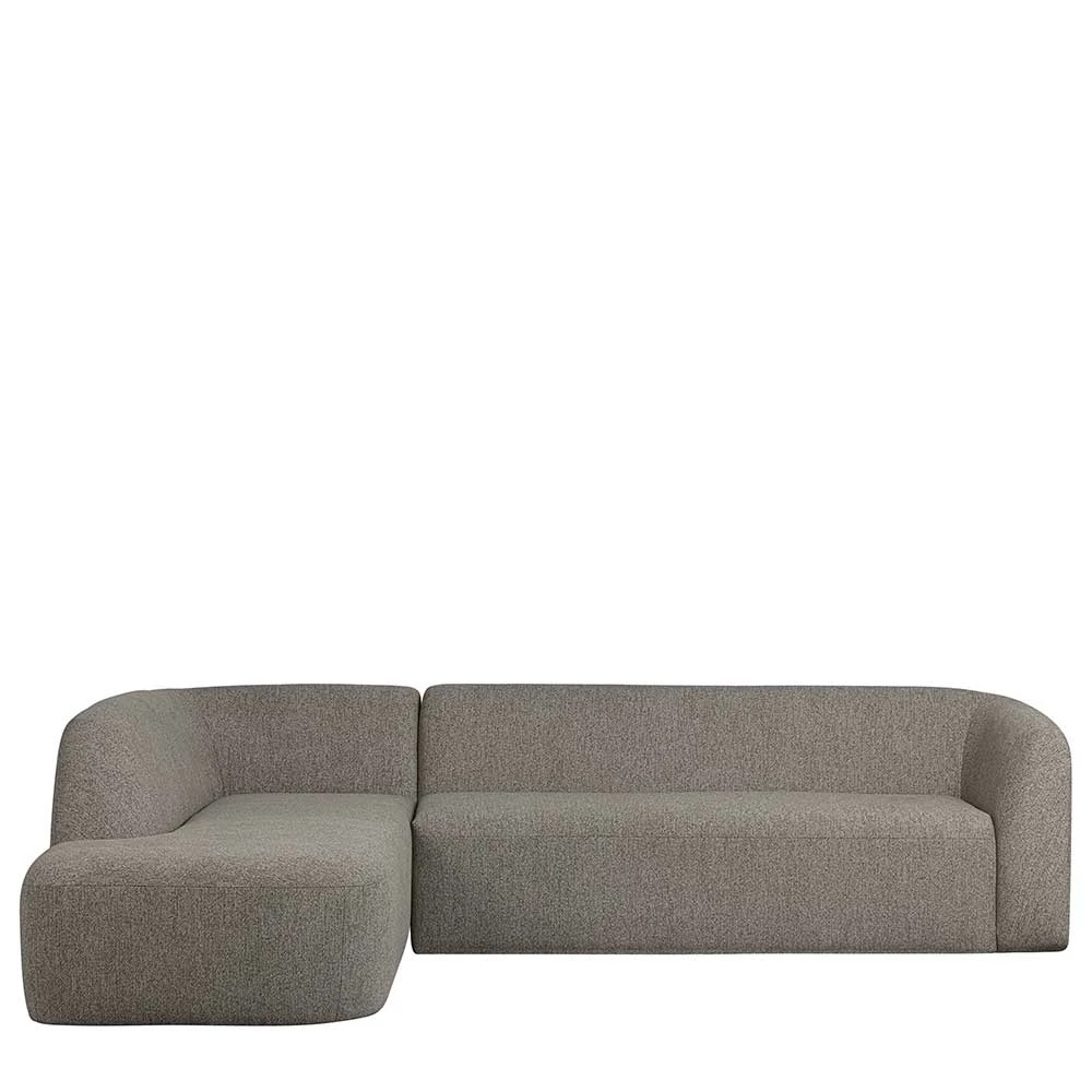 L Sofa Im Skandi Design In Grau Chenille - Grandessa 4 L Sofa Im Skandi Design In Grau Chenille - Grandessa – Bild 2