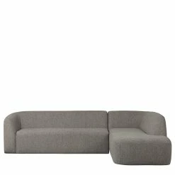 L Sofa Im Skandi Design In Grau Chenille - Grandessa 13 L Sofa Im Skandi Design In Grau Chenille - Grandessa -wohnen.de-Shop l sofa im skandi design in grau chenille ruecken echt bezogen grandessa 05