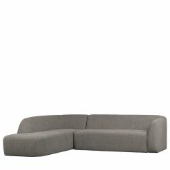 L Sofa Im Skandi Design In Grau Chenille - Grandessa 11 L Sofa Im Skandi Design In Grau Chenille - Grandessa -wohnen.de-Shop l sofa im skandi design in grau chenille ruecken echt bezogen grandessa f