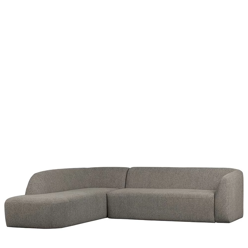 L Sofa Im Skandi Design In Grau Chenille - Grandessa 6 L Sofa Im Skandi Design In Grau Chenille - Grandessa – Bild 4