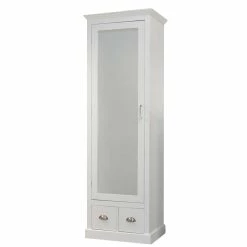 Landhaus Garderobenschrank Mit Spiegel - Checky