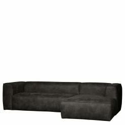 Moderne Sofaecke In Schwarz Recyclingleder - Vlotho -wohnen.de-Shop moderne sofaecke in schwarz recyclingleder mit 5 sitzplaetzen vlotho f