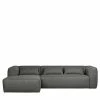 Modernes Ecksofa In Grau Webstoff - Washington -wohnen.de-Shop modernes ecksofa in grau webstoff mit wellenunterfederung washington 01