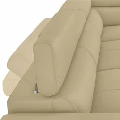 Polsterecke Für 5 Personen In Creme & Chrom - Reyras -wohnen.de-Shop polsterecke fuer 5 personen in creme chrom aus kunstleder metall reyras 04