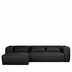 Polsterecke In Dunkelgrau Stoff - Edance