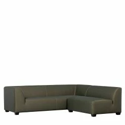 Polsterecke In Dunkelgrün Kunstleder - Olterva -wohnen.de-Shop polsterecke in dunkelgruen kunstleder mit fuenf sitzplaetzen olterva f