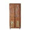 Recyclingholz Schrank Im Shabby Chic - Clarendon I -wohnen.de-Shop recyclingholz schrank im shabby chic rollbar mit 2 tueren clarendon i 01