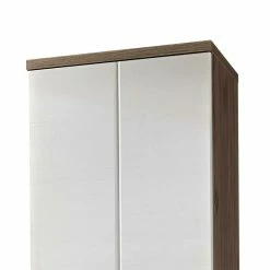 Schmaler Schrank Elpueva In Weiß -wohnen.de-Shop schmaler schrank weiss silbereiche elpueva 04