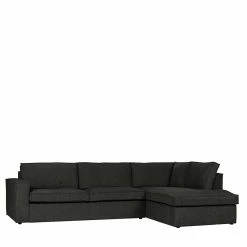 Skandi Eckcouch In Dunkelgrau Stoff - Crostina -wohnen.de-Shop skandi eckcouch in dunkelgrau stoff fuer vier personen crostina 03