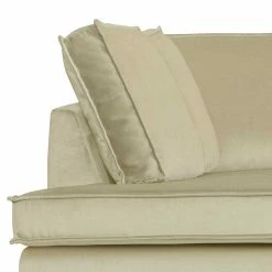 Sofaecke In Graugrün Samtstoff - Loona -wohnen.de-Shop sofaecke in graugruen samtstoff mit vier sitzplaetzen loona 03