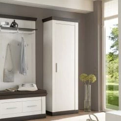 Touchwood Garderobenschrank In Weiß Wenge - Yneseca