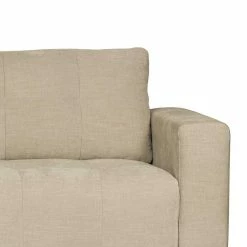 Webstoff Polsterecke In Beige - Mari -wohnen.de-Shop webstoff polsterecke in beige modernes design 3 sitzer mari 06