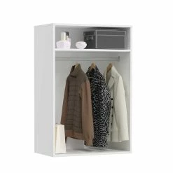 Weißer Flurschrank Stauraum Set - Segin -wohnen.de-Shop weisser flurschrank stauraum set in modernem design segin 02