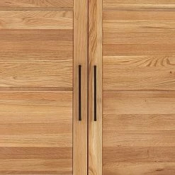 Wildeiche Kleiderschrank In Modernem Design - Zaisan -wohnen.de-Shop wildeiche kleiderschrank in modernem design mit zwei tueren zaisan 03