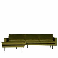 Wohnlandschaft In Oliv Grün & Schwarz - Laconca -wohnen.de-Shop wohnlandschaft in oliv gruen schwarz retrostil laconca 02