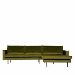 Wohnlandschaft In Oliv Grün & Schwarz - Laconca -wohnen.de-Shop wohnlandschaft in oliv gruen schwarz retrostil laconca f