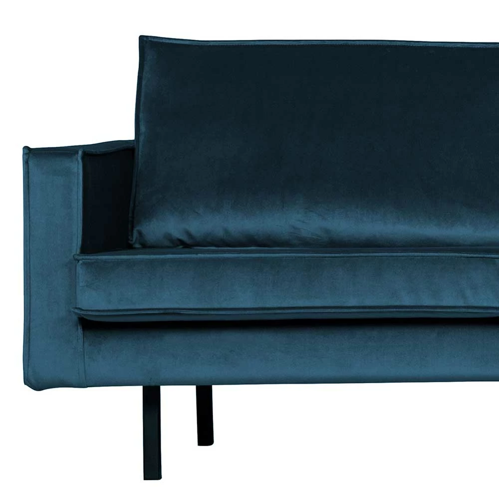 Wohnlandschaft L Sofa In Blau Samt - Cumagon 6 Wohnlandschaft L Sofa In Blau Samt - Cumagon – Bild 4