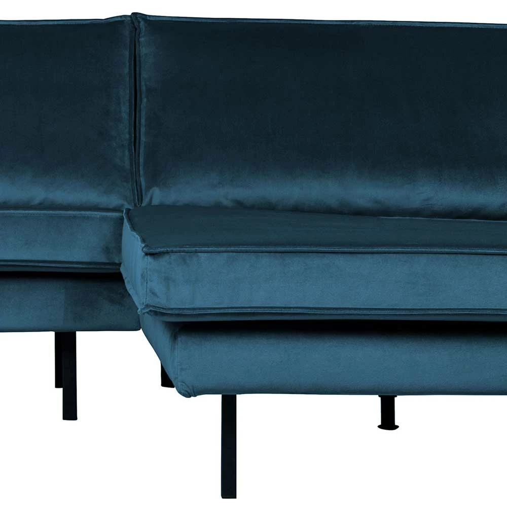 Wohnlandschaft L Sofa In Blau Samt - Cumagon 7 Wohnlandschaft L Sofa In Blau Samt - Cumagon – Bild 5